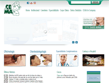 Tablet Screenshot of cemahospital.com.br